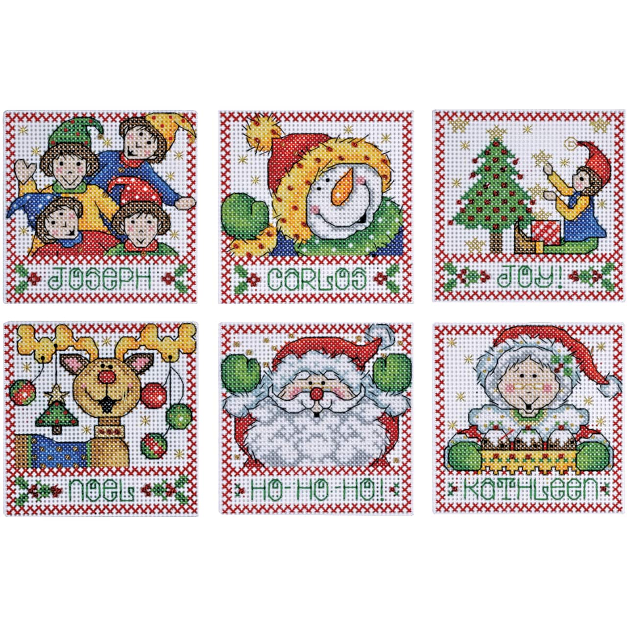 Design Works&#x2122; Holiday Tags Counted Cross Stitch Kit
